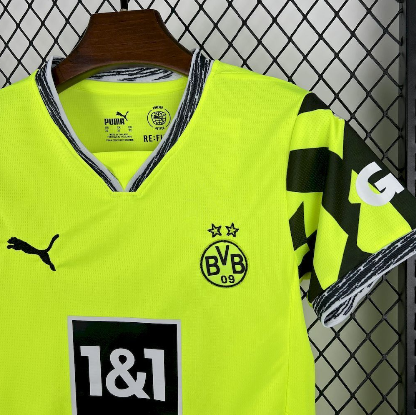 2025/2026 Dortmund Pre-match training clothesFootball Jersey 1:1 Kids Size