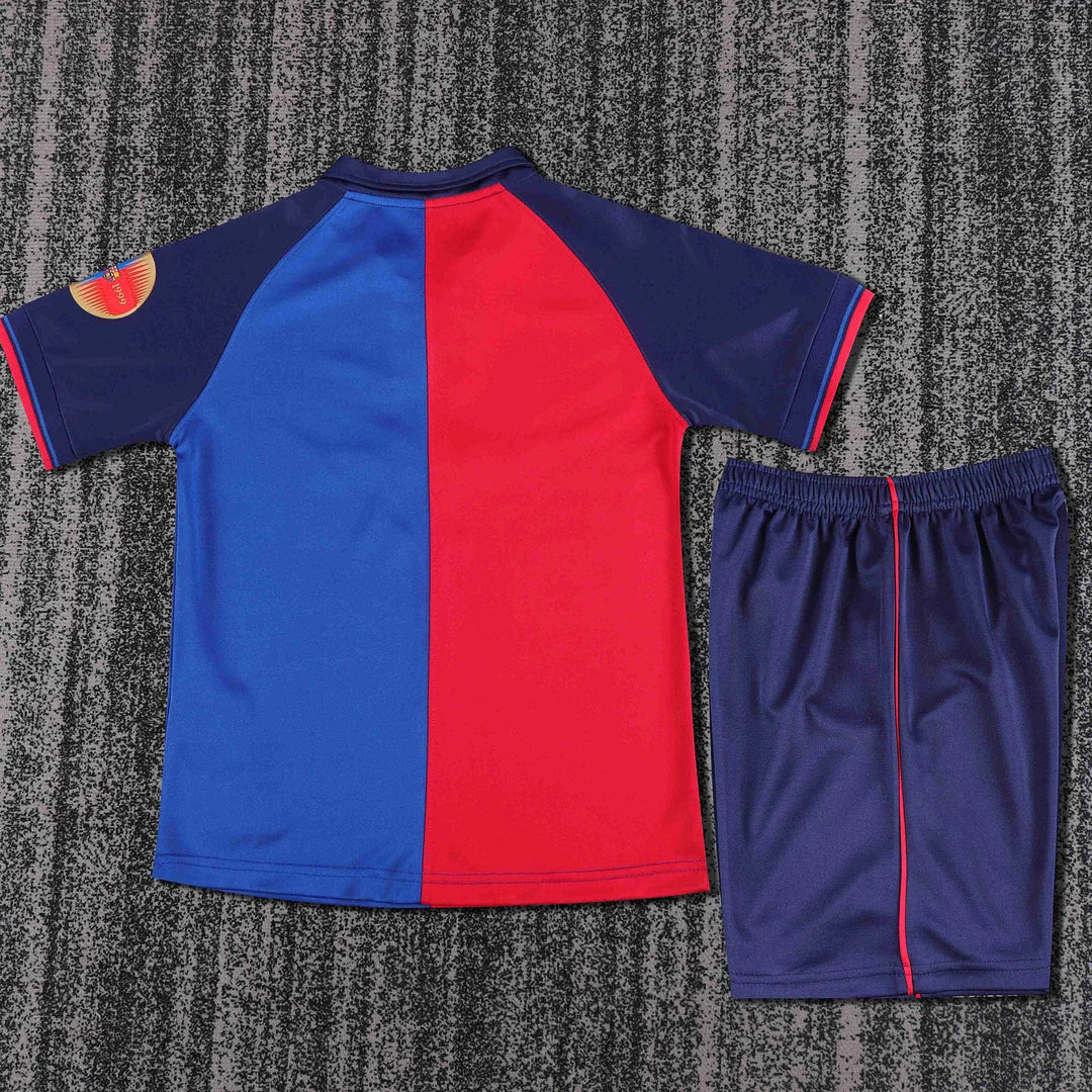 1899-1999 Retro Barcelona 100th Anniversary Version Home Football Shirt 1:1 Kids Size