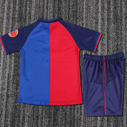 1899-1999 Retro Barcelona 100th Anniversary Version Home Football Shirt 1:1 Kids Size