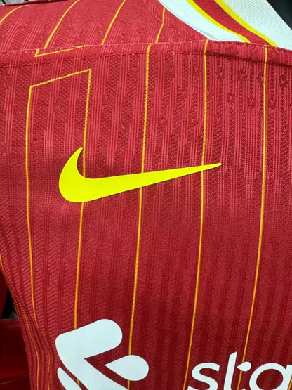 2024/2025 Long Sleeve Liverpool Home Player Version Football Shirt 1:1