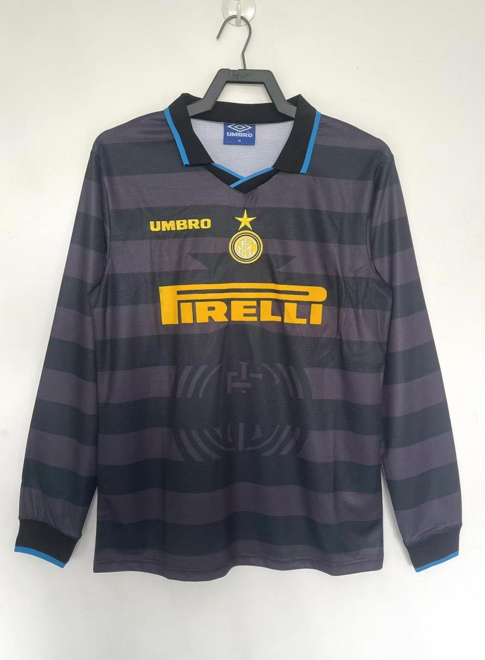 1997/1998 Retro Long Sleeve Inter Milan Third Away Football Jersey 1:1