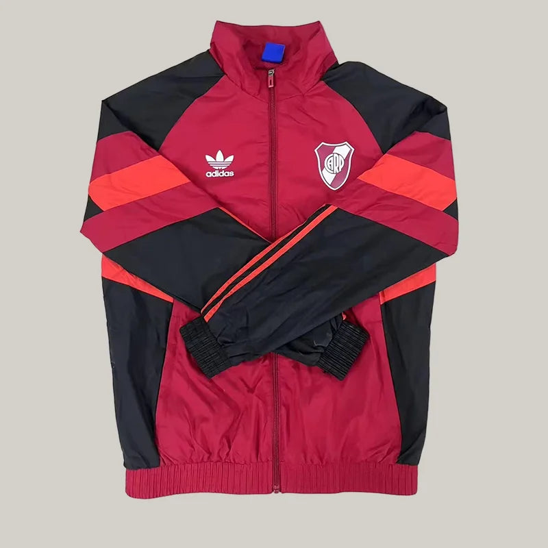 2025 River Plate Windbreaker Red Soccer Jersey 1:1