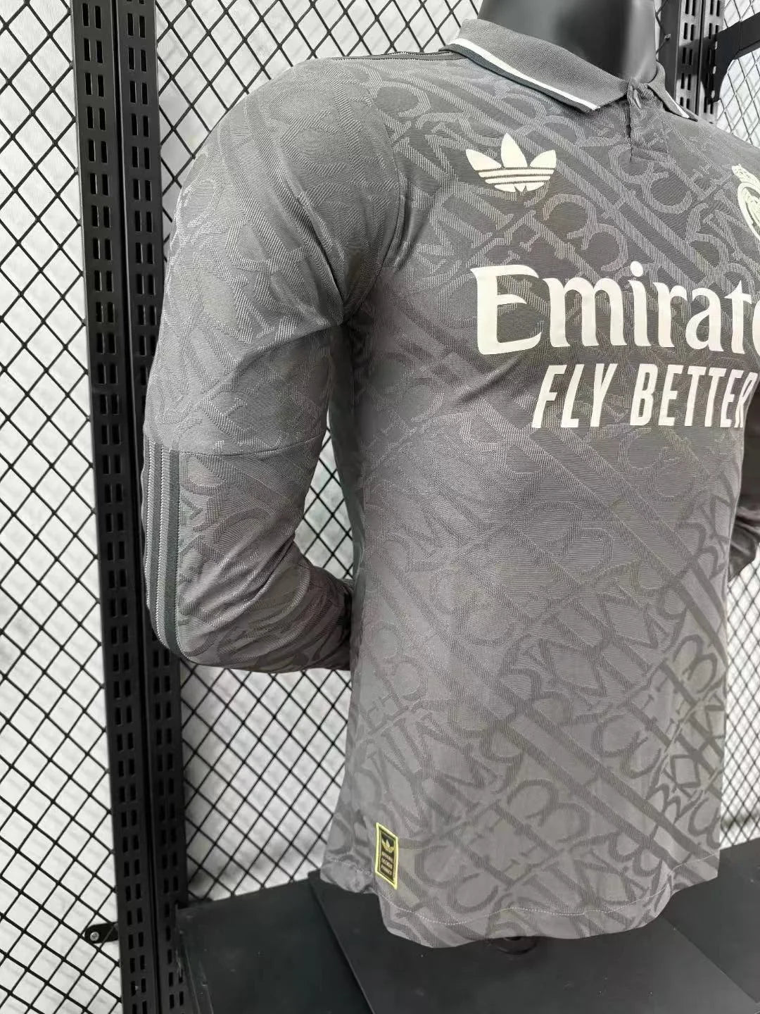 2024/2025 Player Version Real Madrid Third Away Long Sleeve Jersey 1:1