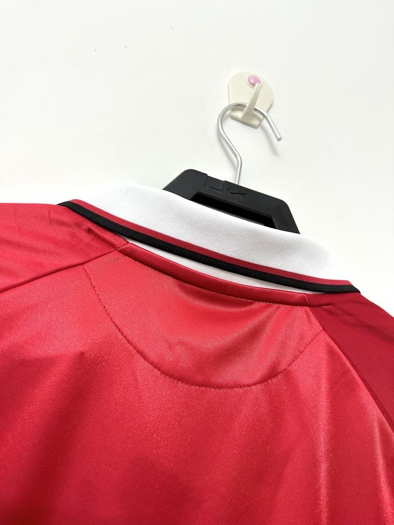 1999/2000 Retro Long Sleeve Manchester United Home Football Shirt 1:1