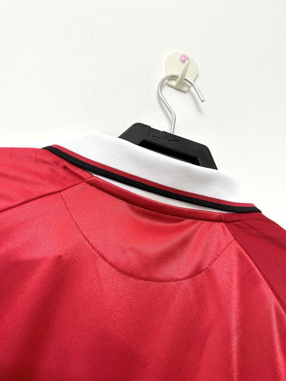 1999/2000 Retro Long Sleeve Manchester United Home Football Shirt 1:1