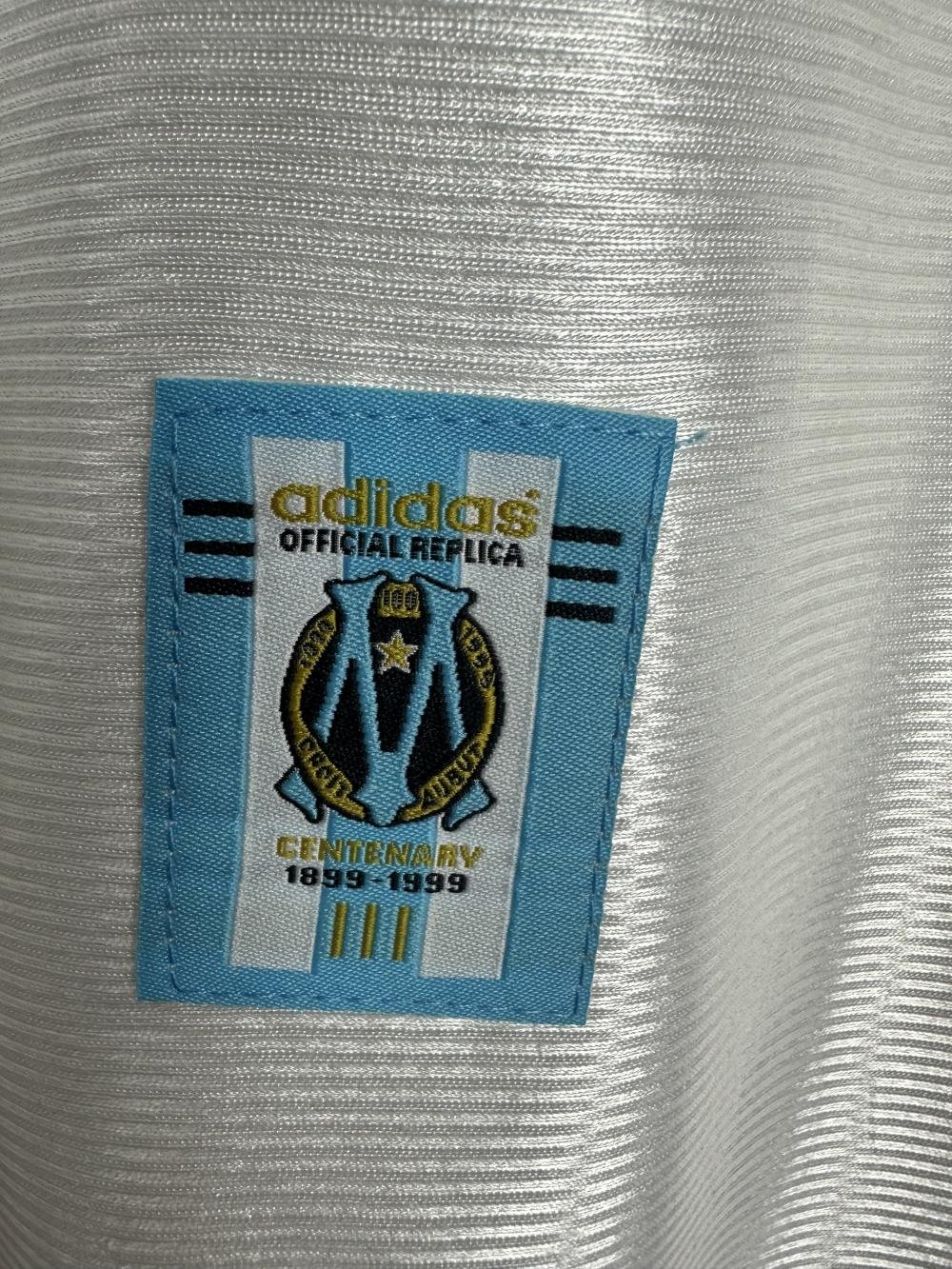 1998-1999 Retro Olympique de Marseille Home Football Jersey 1:1