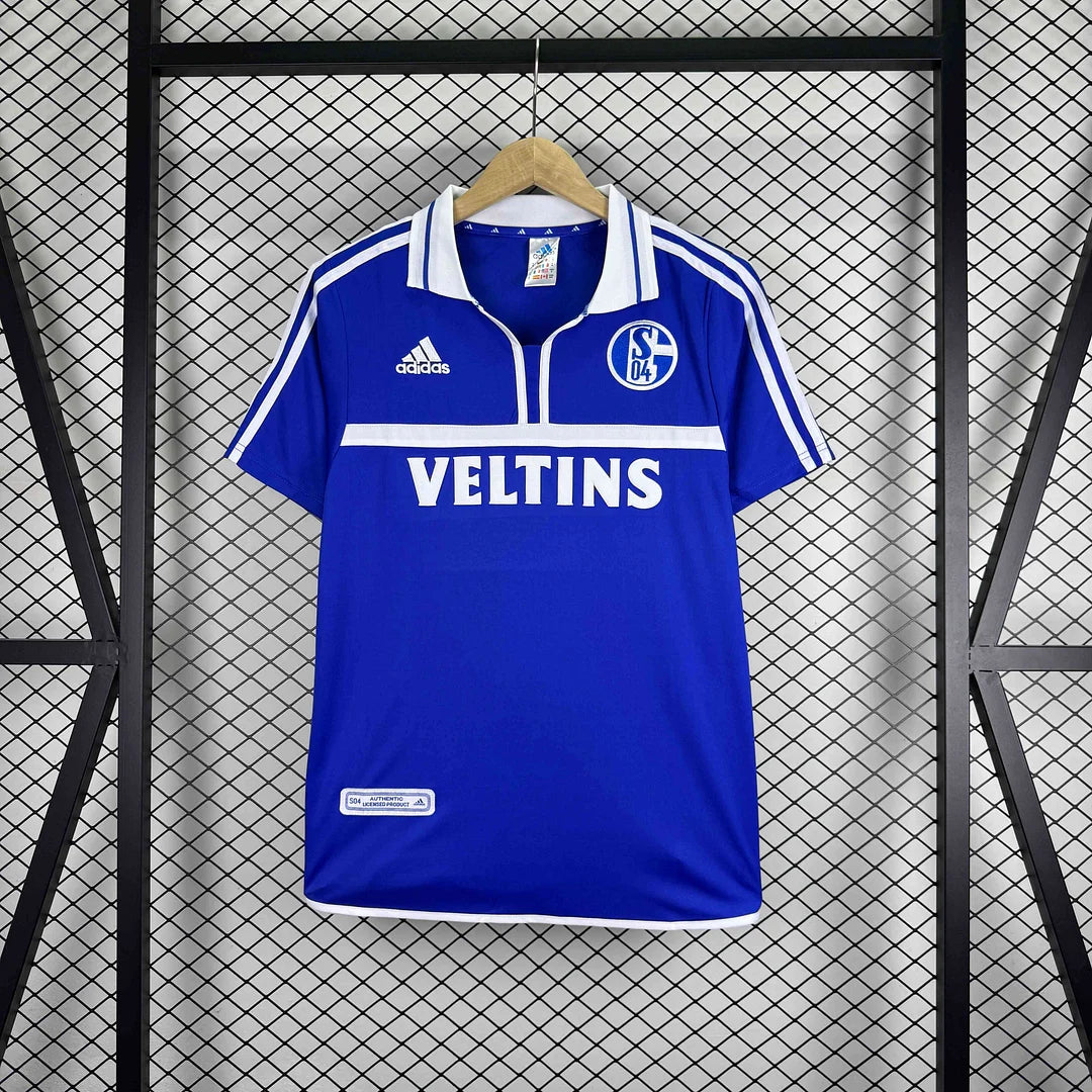 2000/2002 Retro Schalke 04 Home Football Jersey 1:1