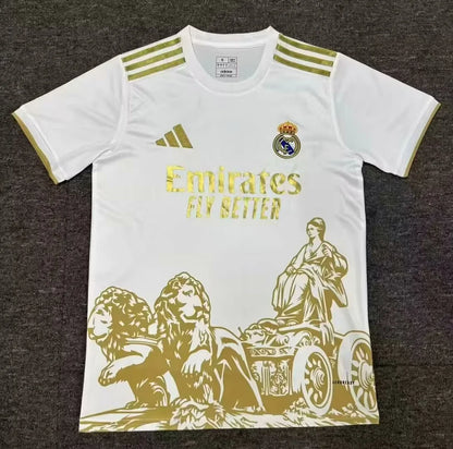 2025/2026 Real Madrid Special Edition Gold Football Jersey 1:1