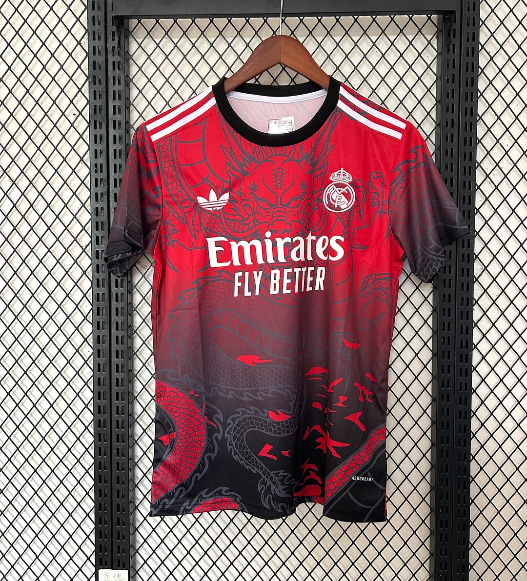 2025/2026 Real Madrid Dragon Red Special Edition Football Jersey 1:1