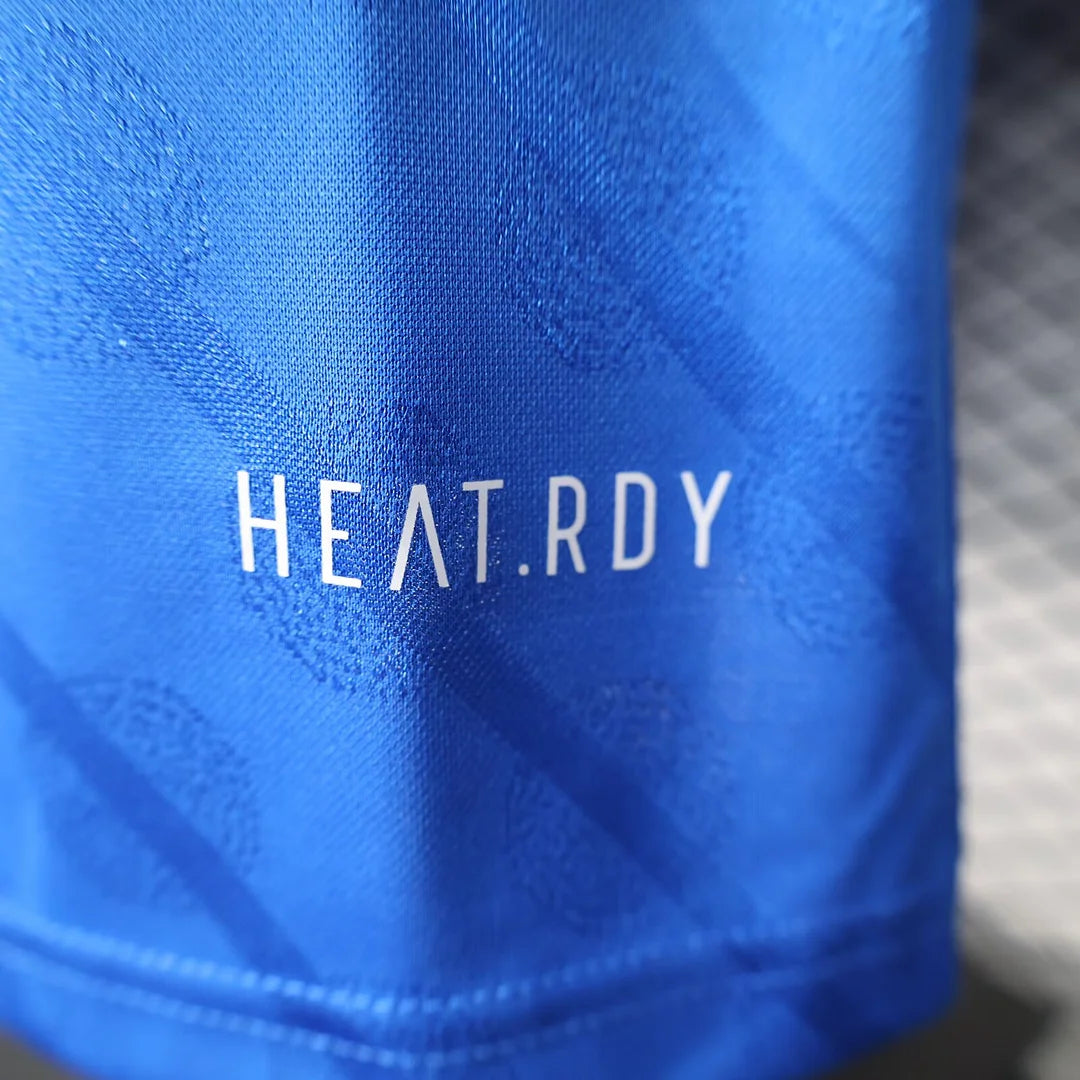 2025/2026 Player Version Real Madrid Third Away Blue Football Jersey 1:1