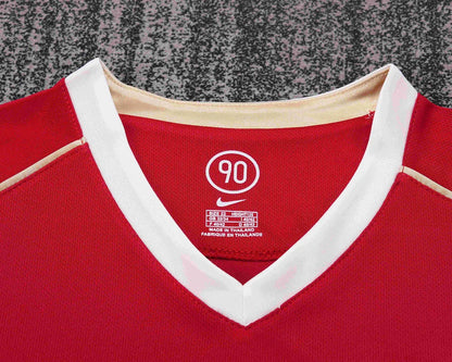 2006-2007 Retro Manchester United Home Football Shirt 1:1 Kids Size