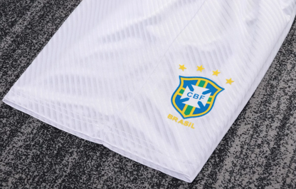 1996 Retro Brazil Away Football Jersey 1:1 Kids Size