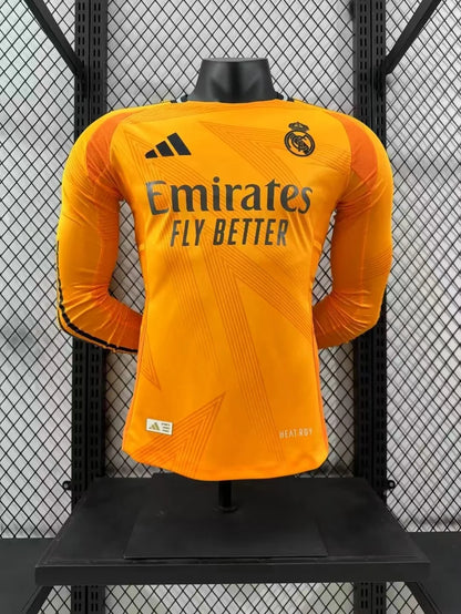 2024/2025 Player Version Real Madrid Away Long Sleeve Jersey 1:1
