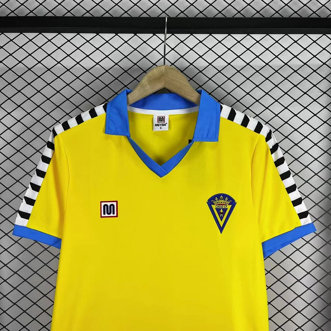 1983/1984 Retro C¨¢diz Home Football Shirt 1:1