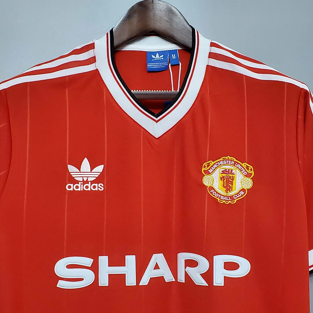 1983/1984 Retro Manchester United Home Football Shirt 1:1