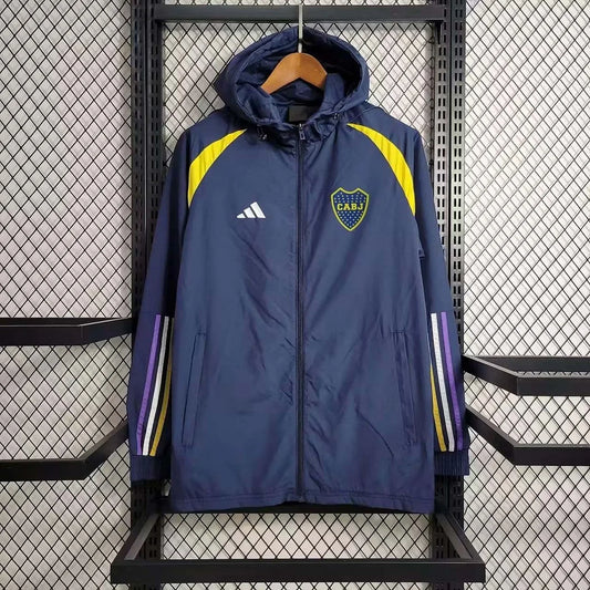 2023 Boca Juniors Windbreaker Navy blue Soccer Jersey 1:1