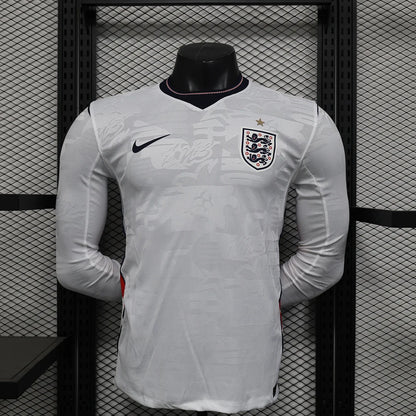 2026 Long Sleeve Player Version England Home Football Jersey 1:1
