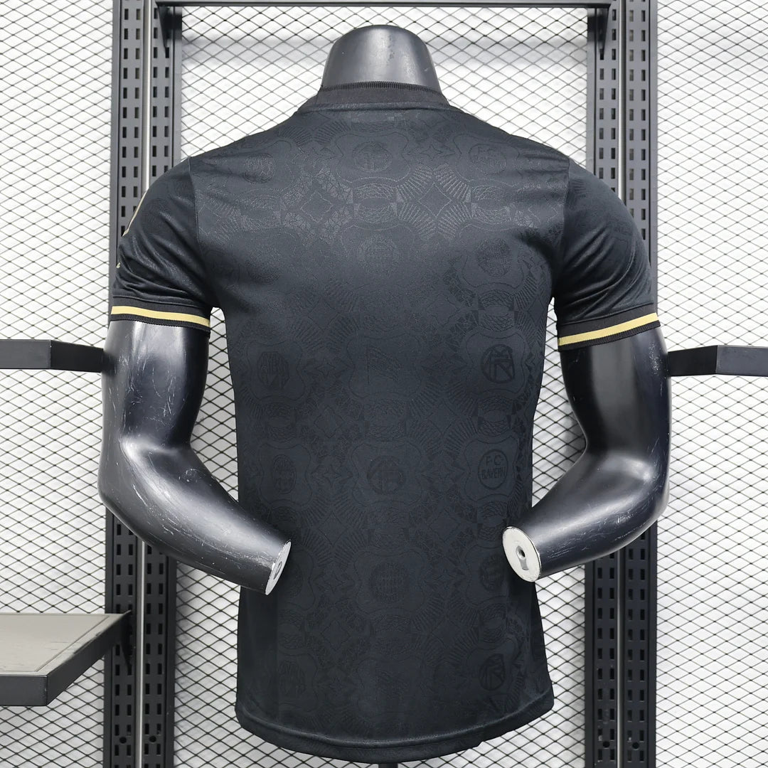 2025/2026 Player Version Bayern Munich 125th Anniversary Black Soccer Jersey 1:1