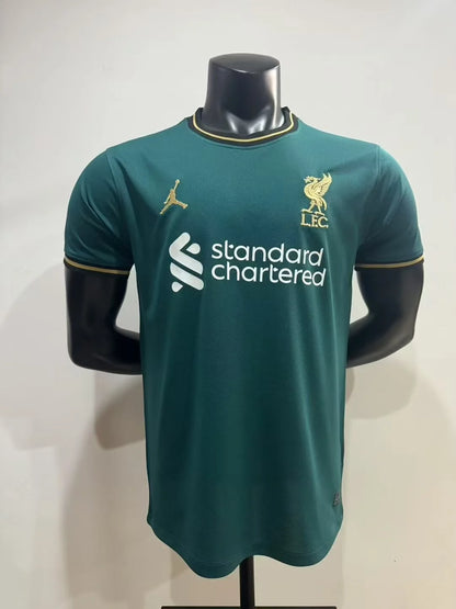 2025/2026 Player Version Liverpool Special Edition Green Football Jersey 1:1