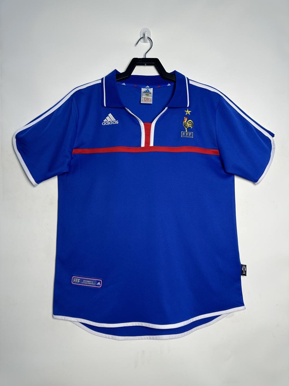 2000 Retro France Home Football Shirt 1:1