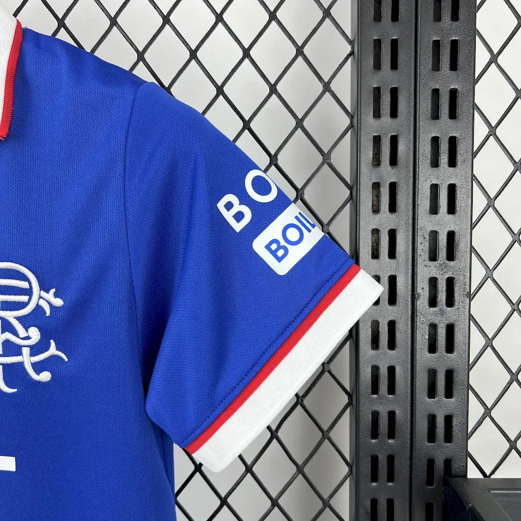 2025/2026 Rangers Home Football Shirt 1:1 Kids Size