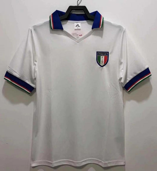 1982 Retro FIFA Italy Away Soccer Shirt 1:1