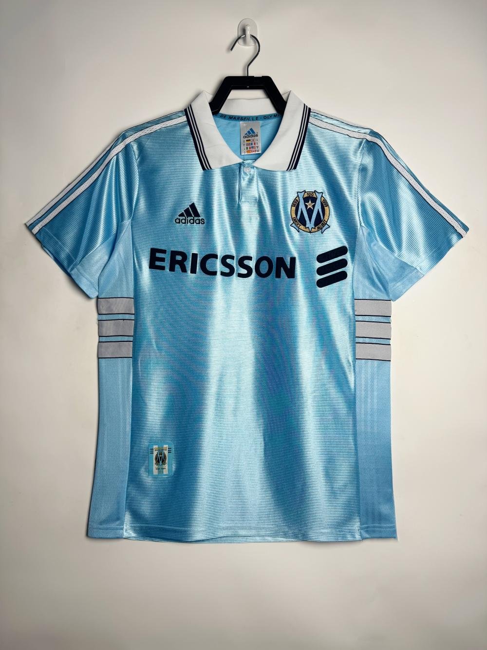 1998-1999 Retro Olympique de Marseille Away Football Jersey 1:1