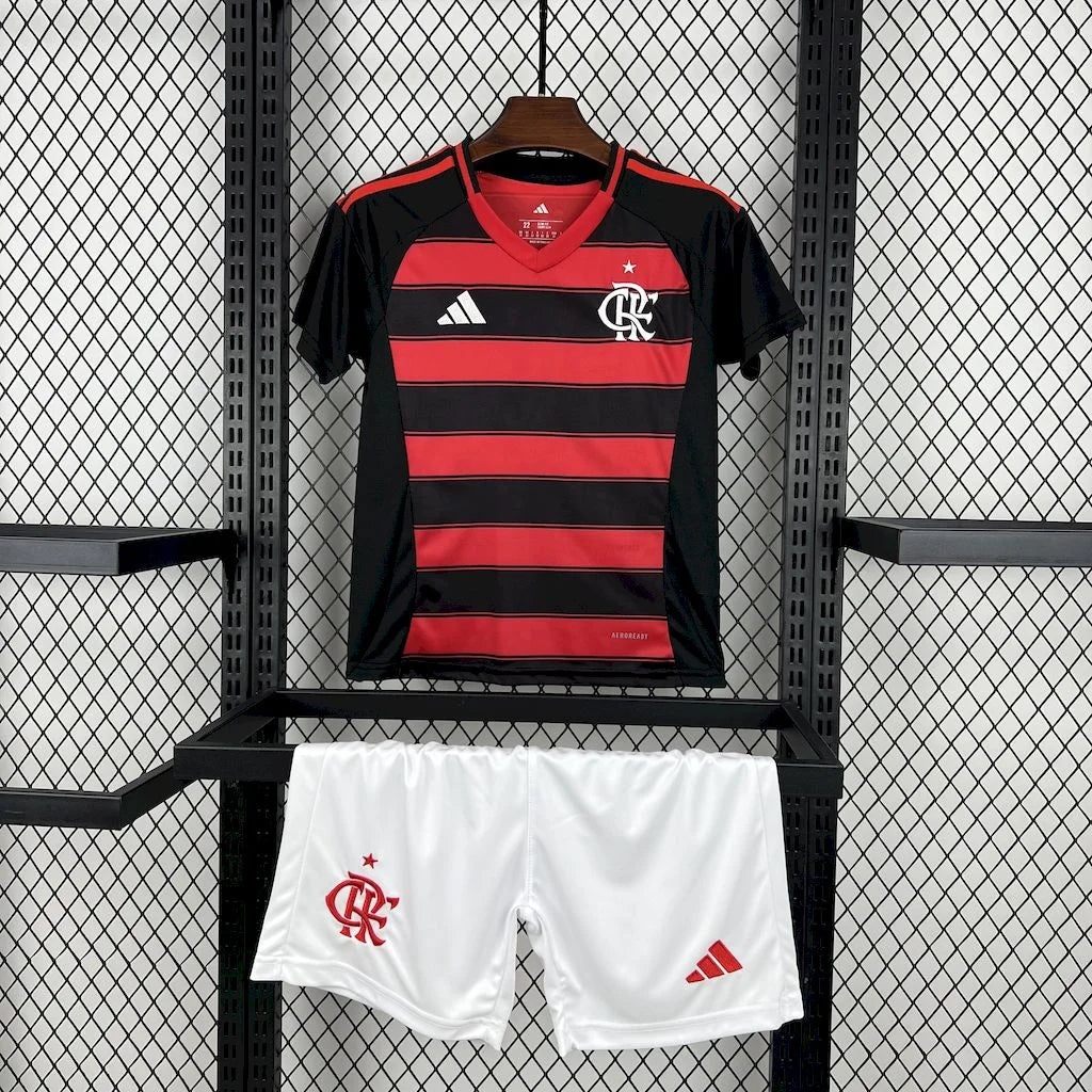 2025/2026 Flamengo Home Football Jersey 1:1 Kids Size