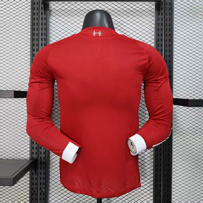 2025/2026 Long Sleeve Liverpool Home Player Version Football Shirt 1:1