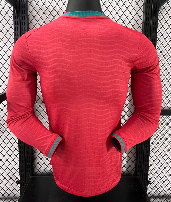 2026 Long Sleeve Player Version Portugal Home Football Jersey 1:1