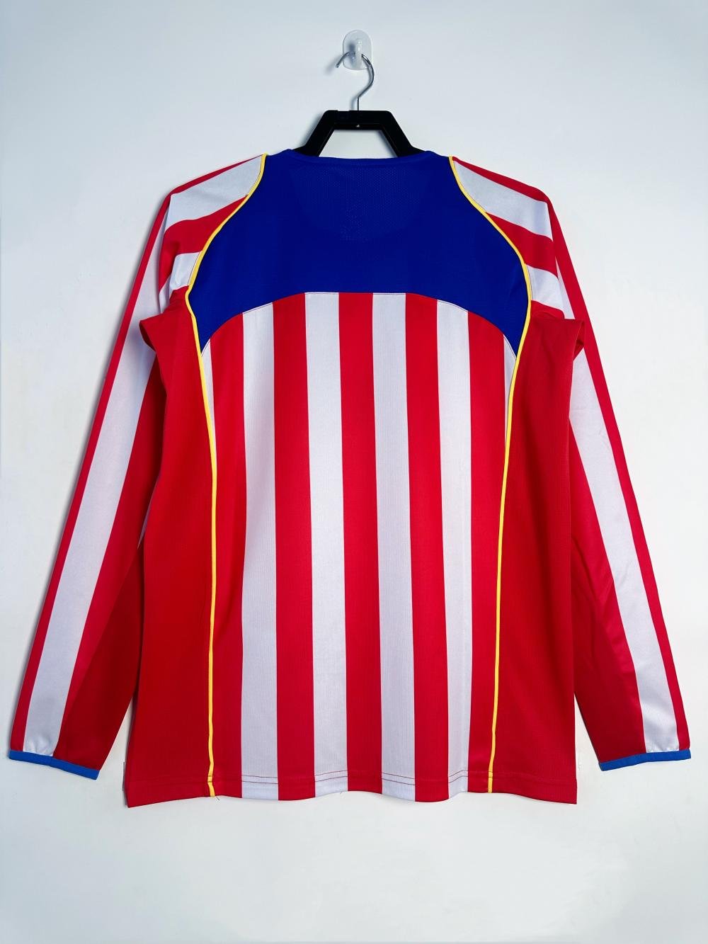 2004/2005 Retro Long sleeve Atletico Madrid Home Soccer Jersey 1:1