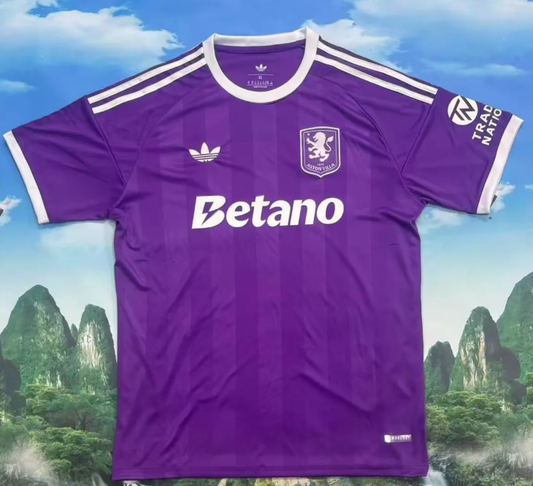 2025/2026 Aston Villa Goalkeeper Purple Football Shirt 1:1