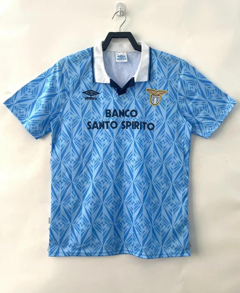 1991 Retro Lazio Home Soccer Jersey 1:1