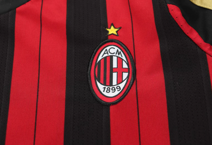 2013-2014 Retro Long Sleeve AC Milan Home Football Shirt 1:1 Kids Size
