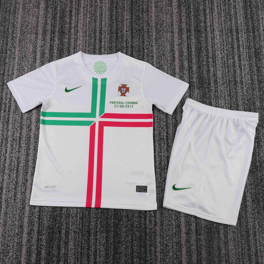 2012 Retro Portugal Away Football Shirt 1:1 Kids Size