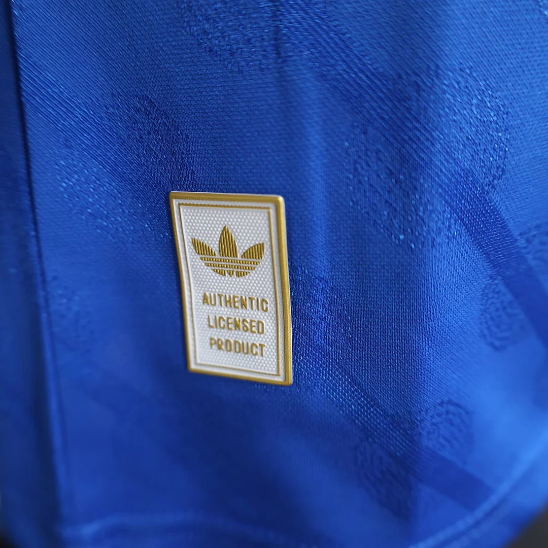 2025/2026 Player Version Real Madrid Third Away Blue Football Jersey 1:1