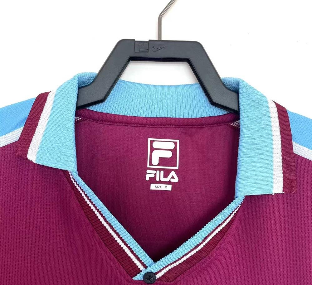 1999-2001 Retro West Ham United Football Shirt Home 1:1