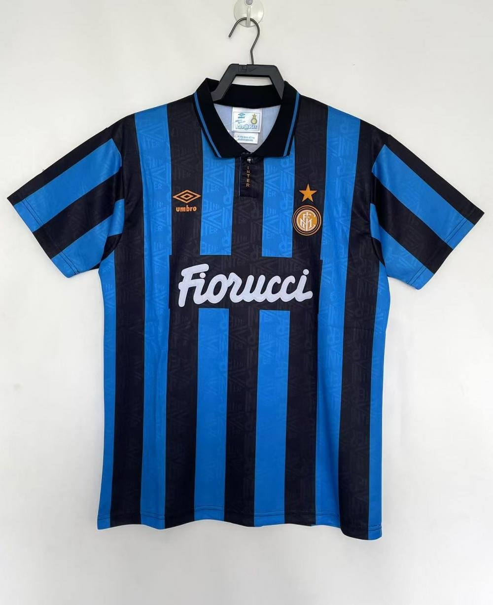 1992-1994 Retro Inter Milan Home Football Jersey 1:1