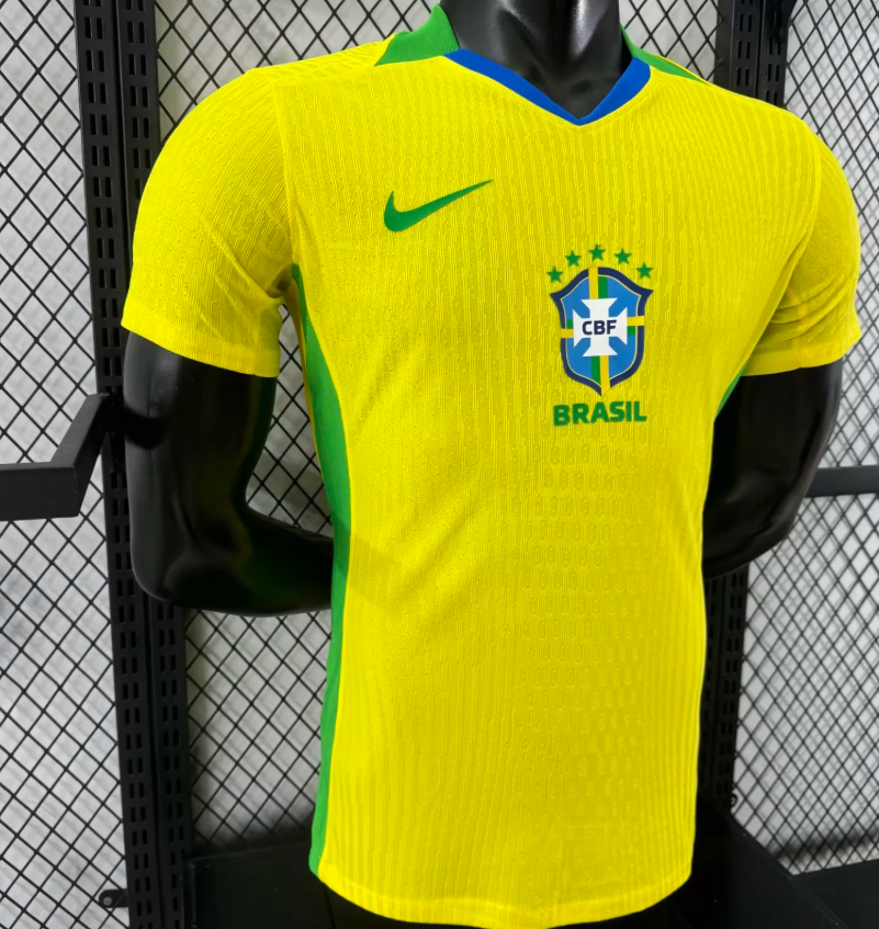 2025/2026 Player Version Brazil Home Football Jersey 1:1