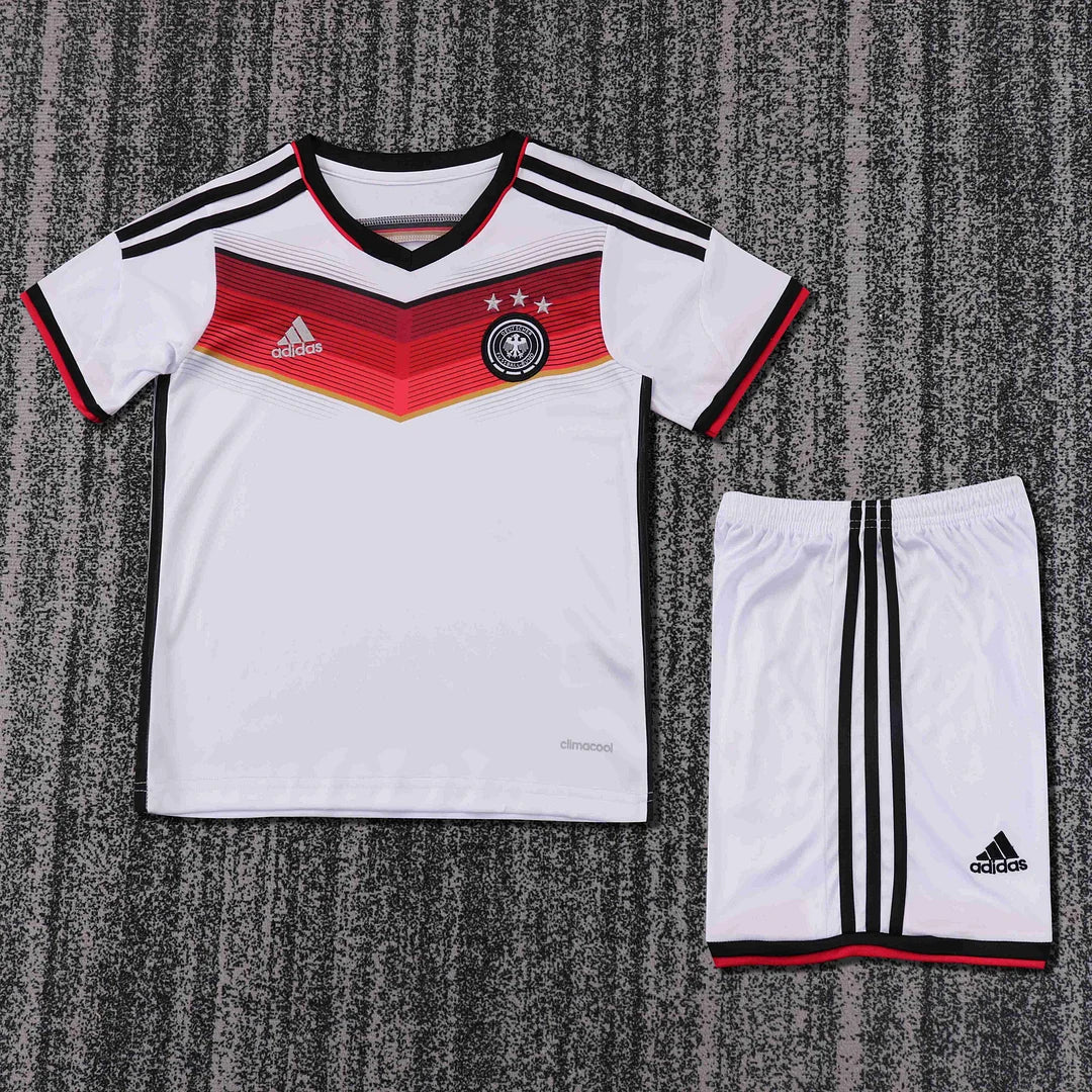 2014 Retro Germany Home Football Shirt 1:1 Kids Size