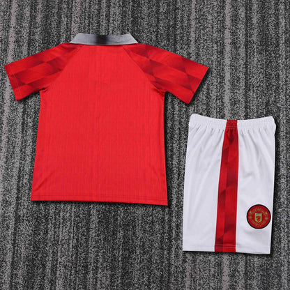 1996-1997 Retro Manchester United Home Football Shirt 1:1 Kids Size