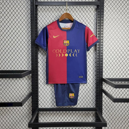 2024/2025 Barcelona Local Sponsor Coldplay Jersey 1:1 Kids Size