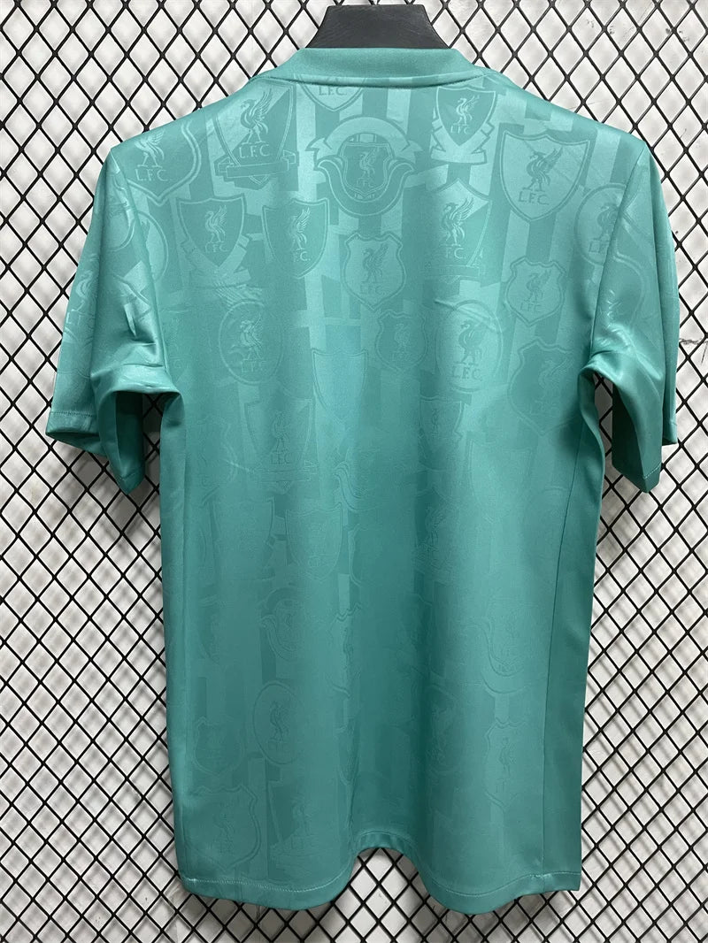 2024/2025 Liverpool Pre-match Training Green Jersey1:1
