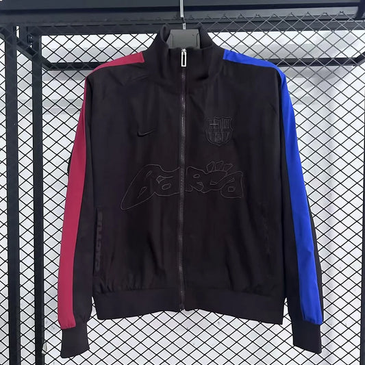 2025 Barcelona Windbreaker Black Jersey 1:1
