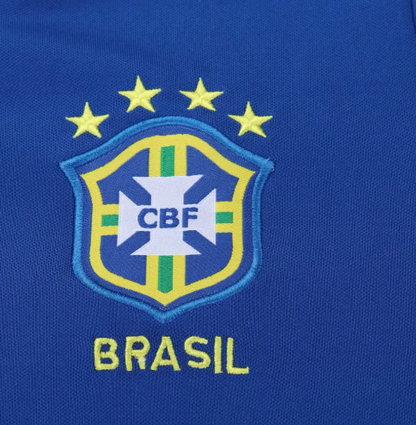 1997 Retro Brazil Soccer Jersey Away 1:1 Kids Size