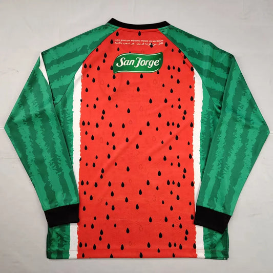 2025/2026 Long Sleeve Palestine Third Away Football Shirt 1:1