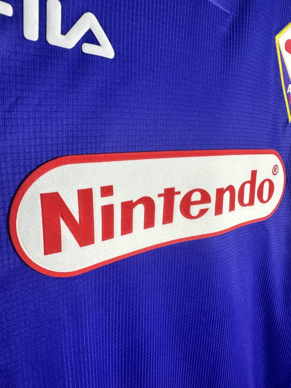 1998/1999 Retro Long Sleeve Fiorentina Home Soccer Jersey 1:1