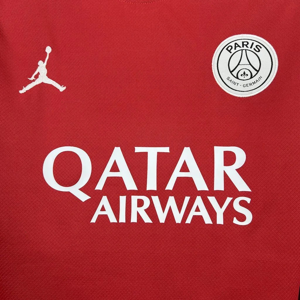 2025/2026 Long Sleeves Paris Saint-Germain red goalkeeper Football Jersey 1:1