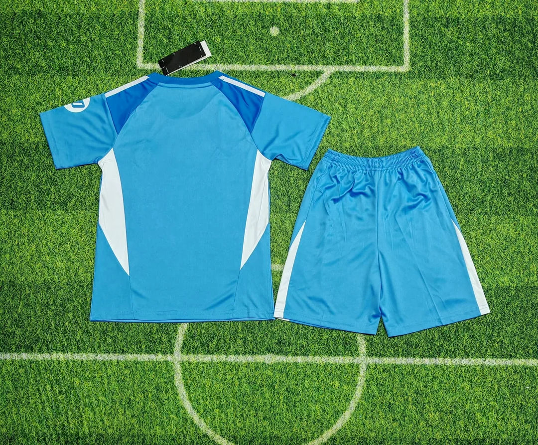 2025/2026 Real Madrid Special Edition Blue Football Jersey 1:1 Kids Size