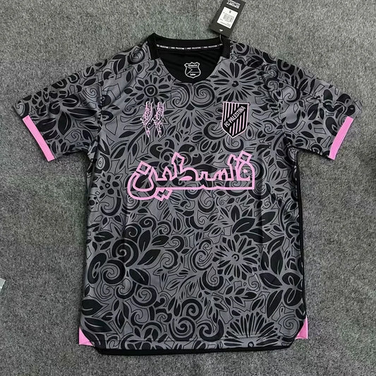 2025/2026 Palestine Training clothes Black Football Shirt 1:1